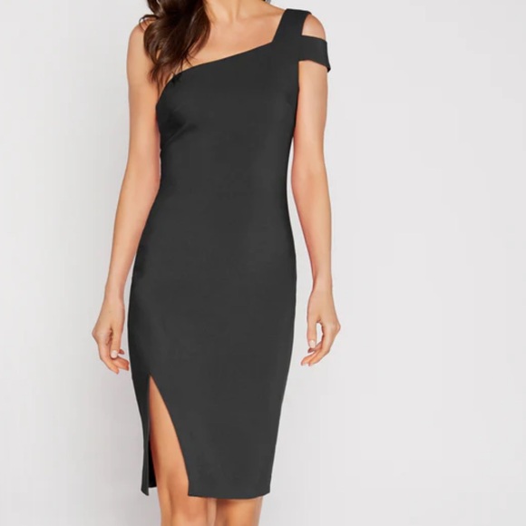 Likely Dresses & Skirts - Likely Black One Shoulder Dress